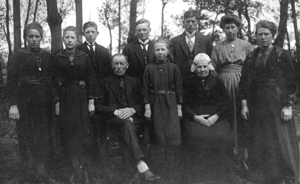 Kuitert, Jacob (Jasper) en gezin in 1920